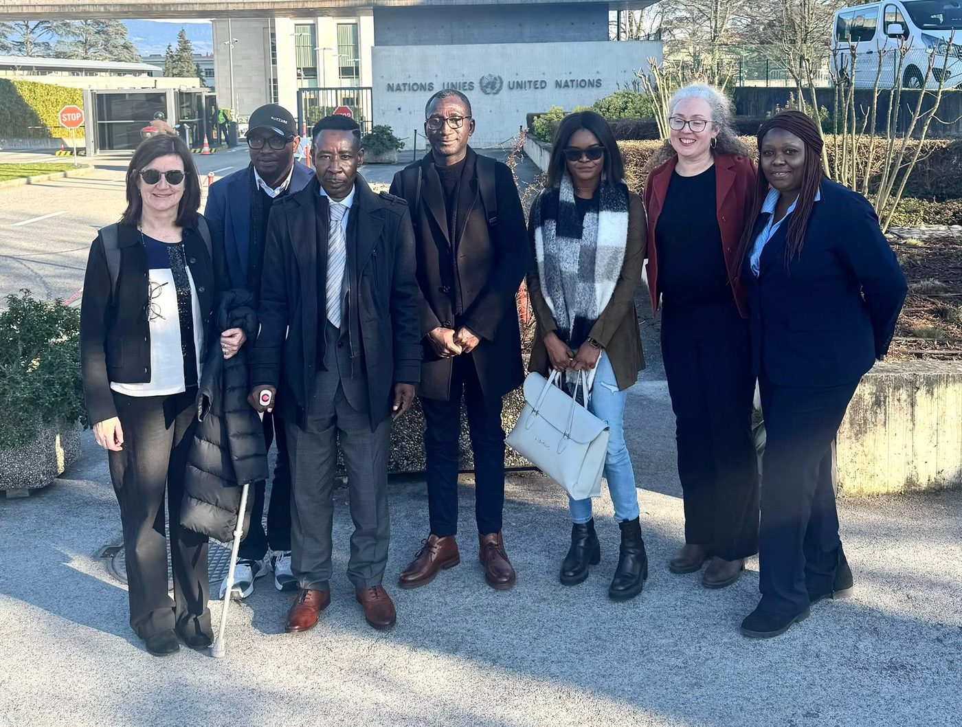 Groupe de soutien réuni devant les Nations Unies à Genève